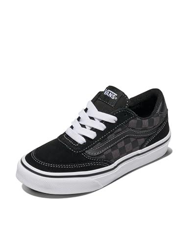 Vans Brooklyn Checkerboard Black/Asphalt - Scarpe da Ginnastica Unisex Bambini e Ragazzi