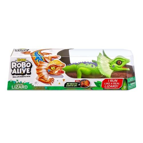 Zuru Robo Alive - Lucertola con volant, 10 cm, colori assortiti
