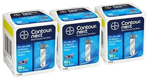 Bayer Contour Next - Strisce Reattive per Misurazione Glicemia (150 Strisce)