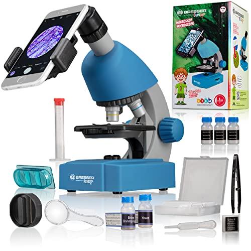 Bresser Junior Microscopio Entry-Level 40-640x Azzurro