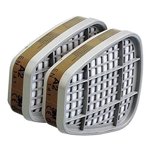 Filtri 3M 6055 A2 per Gas e Vapori Organici