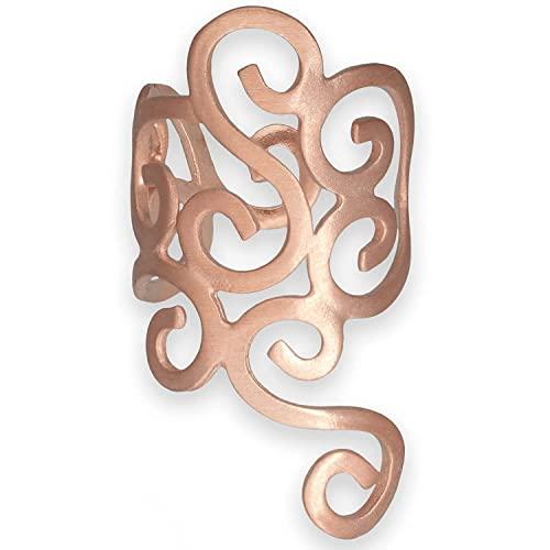 Orecchino Polsino a Spirale in Argento Sterling 925 - Eleganza Greca Senza Fori