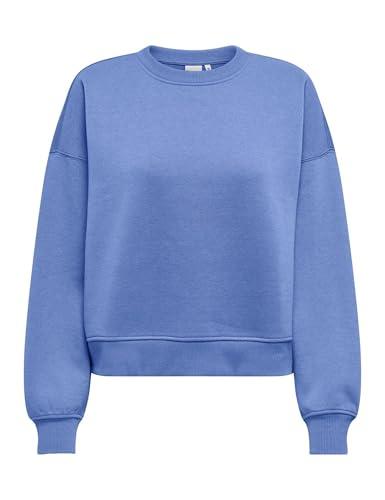 Only Onlbest L/S Crew Neck Swt Noos, Blu Oltremare, M