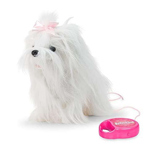 Animigos Cane Camminatore Bianco con Guinzaglio