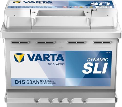 Varta Silver Dynamic D15 Batteria Auto 12V 63Ah 610A