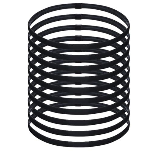 Fascia Capelli Sportiva Antiscivolo - Set da 10 pezzi
