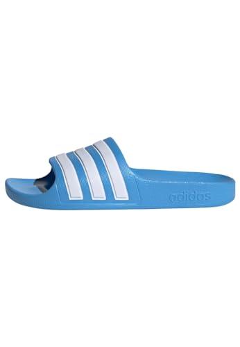 adidas Adilette Aqua Slides Kids, Infradito Unisex - Bambini e ragazzi, Blue Burst / Cloud White / Blue Burst, 33 EU