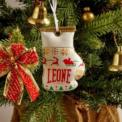 LEONE 1947 Piccolo Guanto da Boxe Decorativo per Albero di Natale Bianco