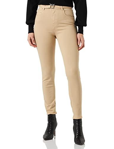 Pinko Susan Skinny Bull Power Jeans, O37_Beige Rugby, 29 Donna