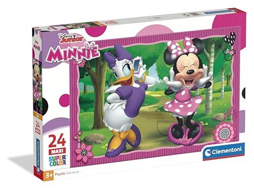 Clementoni - Puzzle Disney Minnie Supercolor 24 Pezzi