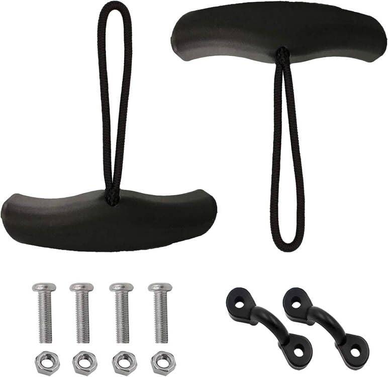 Maniglie per Kayak con Cordino Bungee e Kit di Installazione (Confezione da 2)