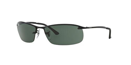 Ray-Ban 0RB3183 Top Bar Rettangolari - Nero Opaco