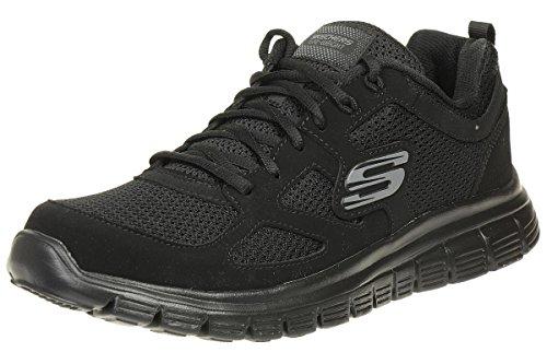 Skechers Burns - Agoura Uomo Scarpe da Ginnastica, Nero, 43 EU