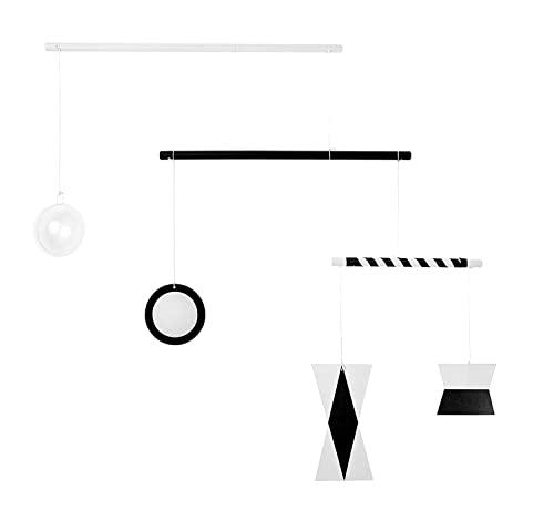 Mobile Montessori Ispirato - Bianco e Nero