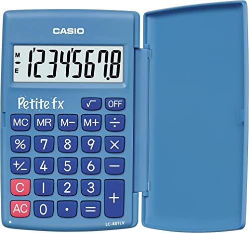 Casio LC-401LV-BU Calcolatrice Tascabile Blu