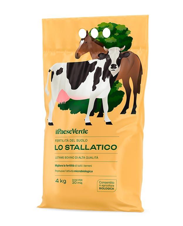 Stallatico 4kg - Il Paese Verde: Concime Organico per un Giardino Rigoglioso
