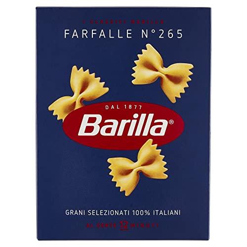 Barilla Farfalle N.265, Pasta Corta di Semola di Grano Duro, I Classici, 500g