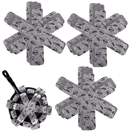 Proteggi Pentole e Padelle Antigraffio - Set da 9 Pezzi in 3 Misure