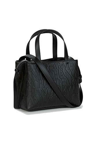 Armani Exchange Liz Small Open Shopping Tote Nera