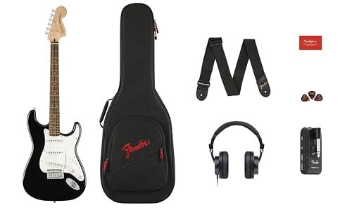 Squier Affinity Stratocaster & Mustang Micro Pack, Nero