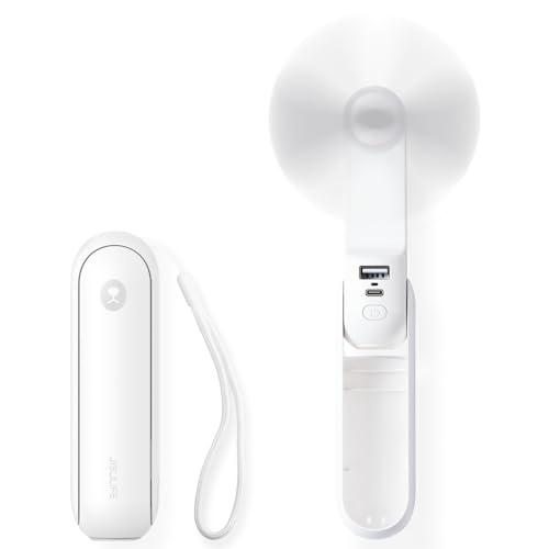 JISULIFE Ventilatore Portatile Mini 3 in 1