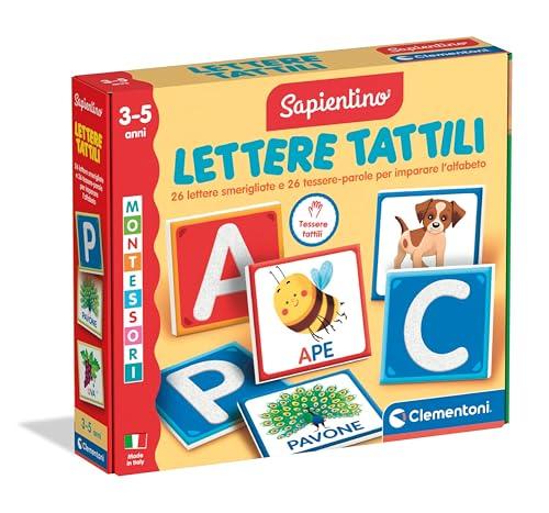 Clementoni Sapientino Montessori - Lettere Tattili