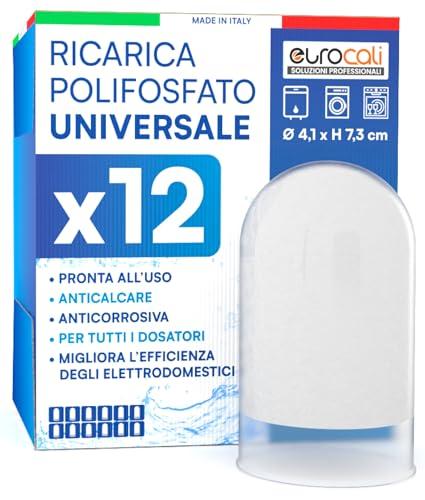 Ricarica Polifosfato in Polvere Anticalcare per Elettrodomestici - 12 Pezzi