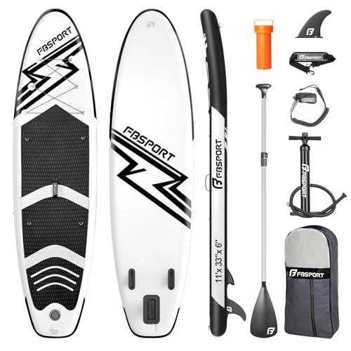 FBSPORT Tavola da SUP Gonfiabile Blackwhite
