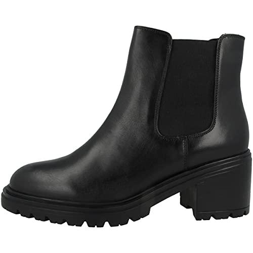 Geox D Damiana E, Stivaletti Donna, Neri