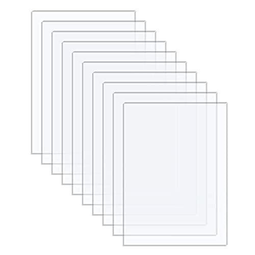 Langaelex 10 Lastre Plexiglass Trasparente 13x18cm (3mm)