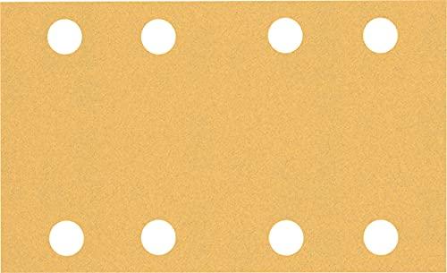 Bosch Professional Expert C470 - Carte Abrasive per Levigatrice Orbitale, Grana 120, 80x133 mm, Set da 10