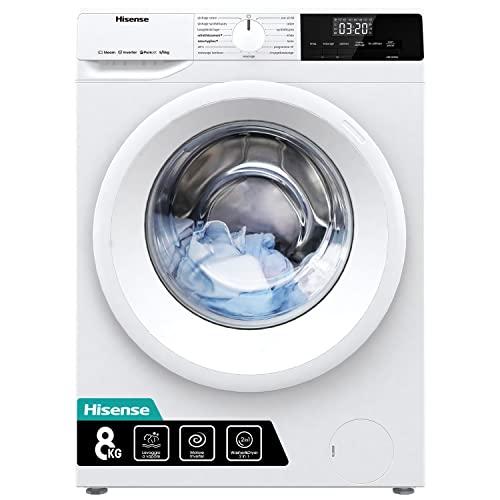 Hisense WDQE8014EVJM Lavasciuga 8+5 Kg, 1400 giri, 15 Programmi, Bianco