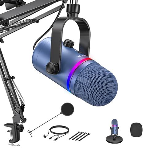 TECURS Microfono a Condensatore Professionale