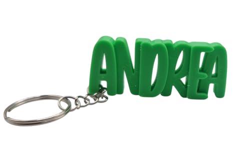 Portachiavi Personalizzato con Nome o Testo Stampato in 3D