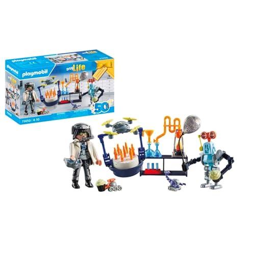 PLAYMOBIL myLife 71450 Scienziato con Robot