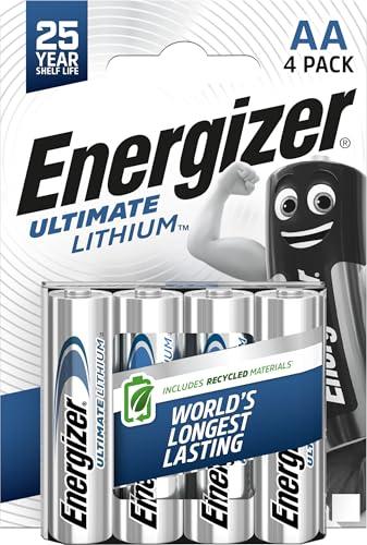 Energizer Ultimate Lithium AA - Batterie a Lunga Durata (Confezione da 4)