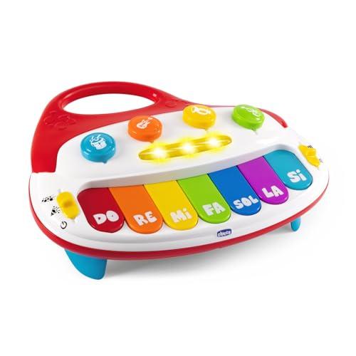 Gioco Il Mio Primo Piano Musicale, Facile da Afferrare, 7 Tasti, Luci, 2 Modalità, Elettronico, 1-4 Anni