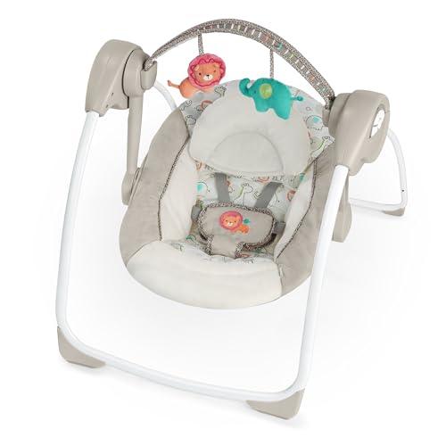 Ingenuity Soothe 'n Delight Altalena Portatile Compatta - Cozy Kingdom