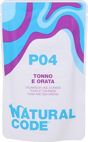 Natural Code P04 Tonno e Orata per Gatti Adulti - 24 x 70g