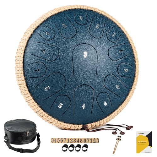 MeloBeat Steel Tongue Drum 13 Pollici - Blu Scuro