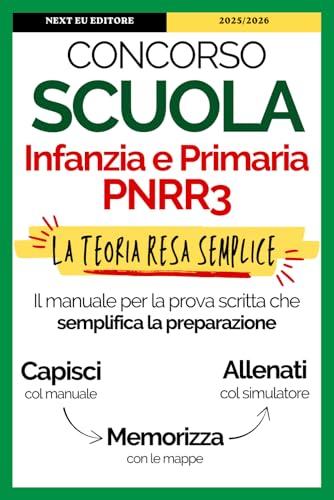 Concorso scuola dell’infanzia e primaria: Preparati con Successo e Supera la Prova a Pieni voti con Teoria completa, Mappe concettuali, Schemi e Simulatore Online.