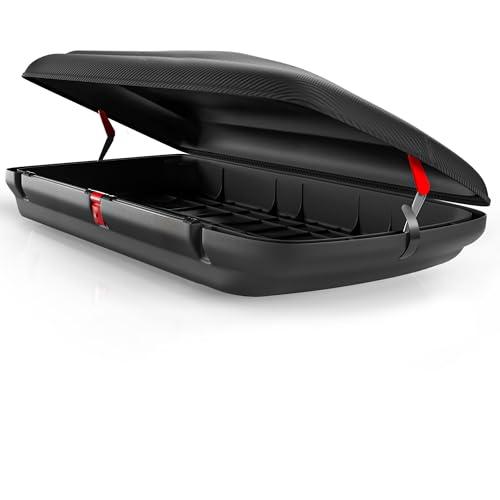 Box portabagagli da tetto VDP-BA480, 480L, effetto carbonio