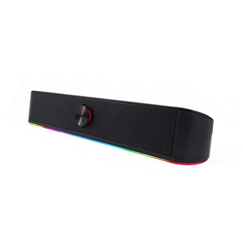 Coolbox R200B Barra Audio Gaming RGB Nera