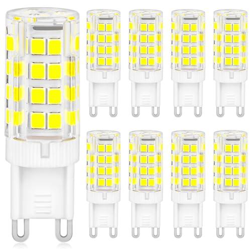 8 Lampadine LED G9 5W Bianco Freddo 6000K