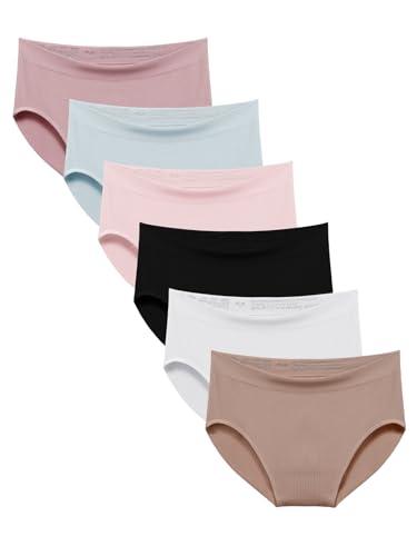Channo Mutandine da Donna in Cotone a Vita Alta Senza Cuciture