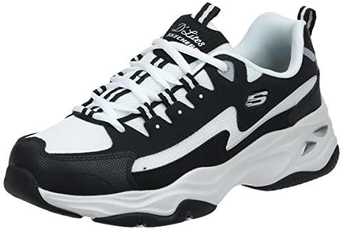 Skechers D'Lites 4.0 - Scarpe da Ginnastica Donna Black/White