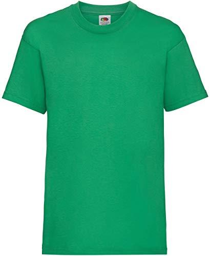 Fruit of the Loom T-Shirt Bambino Verde Kelly Green