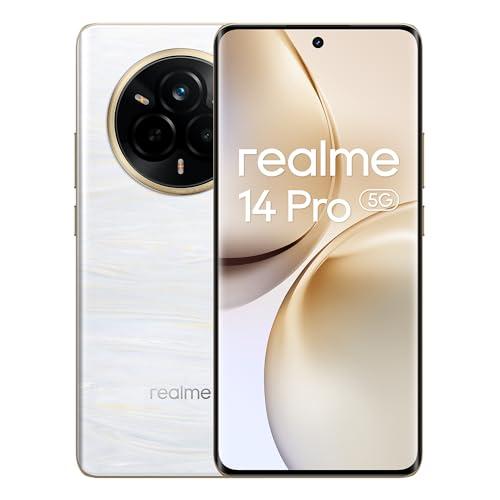 Realme 14 Pro 5G Bianco - Smartphone Rivoluzionario con Fotocamera Sony IMX882 OIS AI e Design Termocromatico