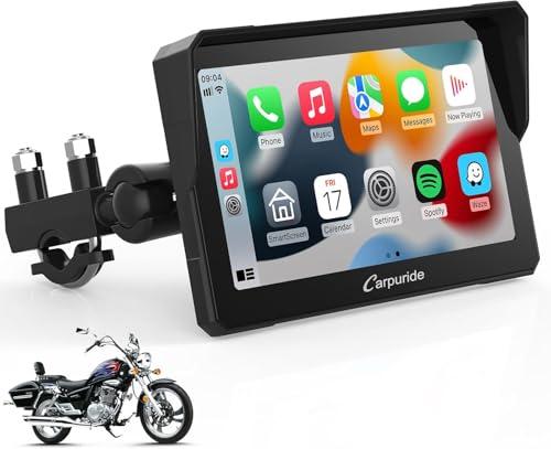 Carpuride W702: Schermo CarPlay Wireless Impermeabile per Moto