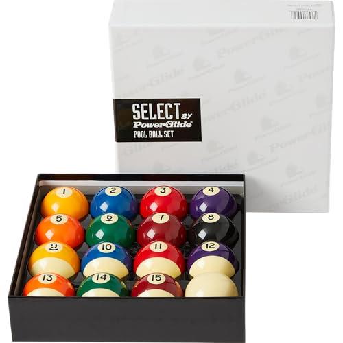 POWERGLIDE Set 16 Palle da Biliardo Premium Select Torneo